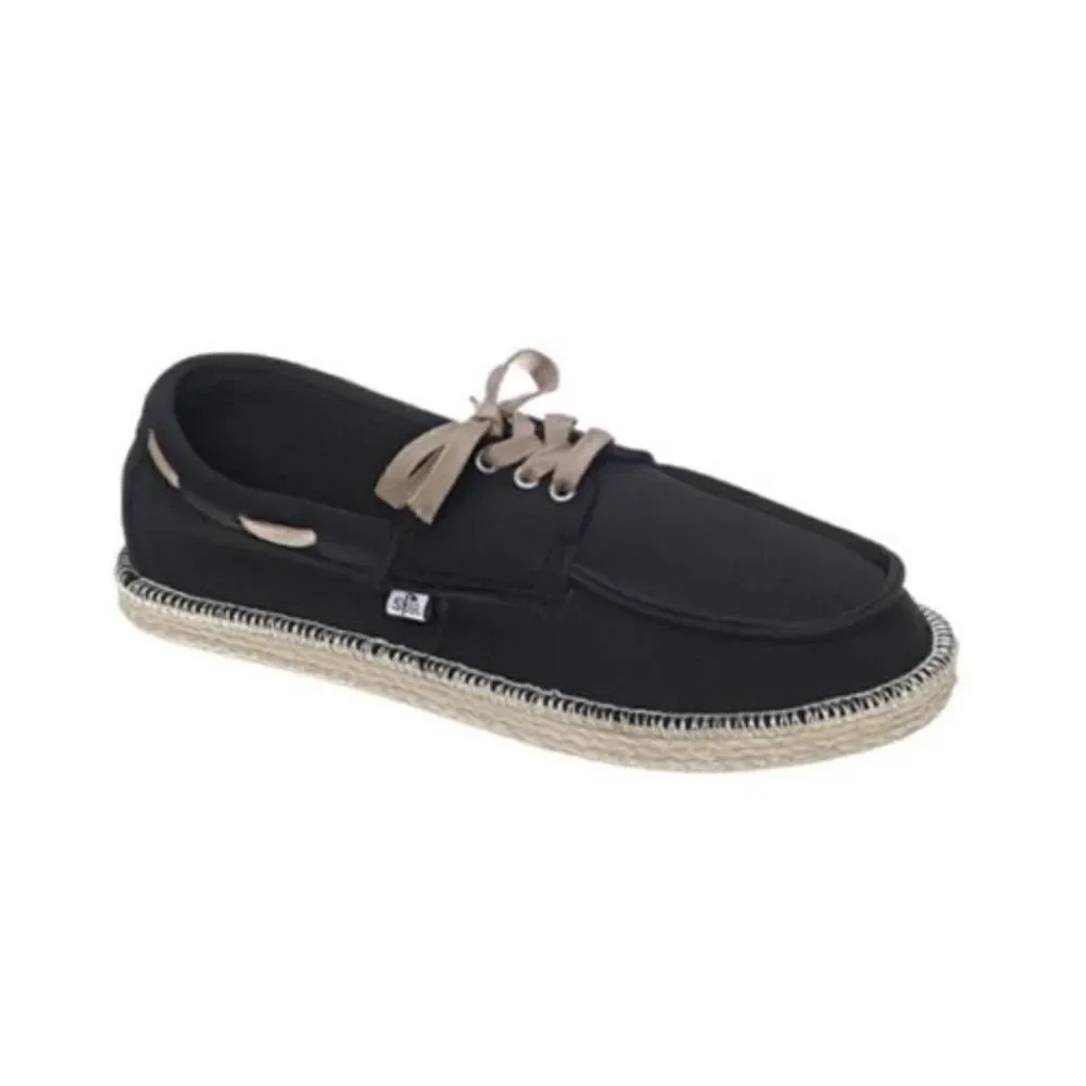 Showaflops Boat‎ Shoes (Black/Natural) 9/10 NWT in packaging